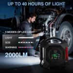 30000A 1S Startup Truck Jump Starter Heavy Duty,CAT797 12V/24V Smart Switching Lithium Battery Charger Booster Pack for Extreme -40°F to 140°F,for Diesel Engines Up to 50L and Gasoline Up to 99L