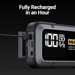 Hulkman Alpha85S,Space Gray, 2000A 74Wh Smart Jump Starter with -40℉ Start Tech, 12V Portable Car Battery Booster, 3.3" LED Display, USB-C Power Pack, Jumper Cables for up to 8.5L Gas/6.0L Diesel