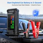 AVAPOW 8000A Battery Jumper Starter Portable with 4″ HD Display PD 30W Dual-Way Fast Charging, 12V Car Starter Jump Box & Battery Booster for All Gas & Up to All Diesel Engines