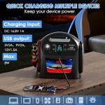 8000A Car Battery Jump Starter for All Gas/Diesel,12V/24V Intelligent Car Jumper Starter Battery Pack, Heavy Duty Portable Jump Box Power Pack with LED Light