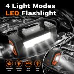 Camelenergy 24V Car Battery Jump Starter 42000mAh Large Capacity 2000A Peak Current Portable PD 65W Fast Charging All Diesel 24V, LED Display Lithium Jump Pack UT4000