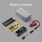 Hulkman Alpha85S,Space Gray, 2000A 74Wh Smart Jump Starter with -40℉ Start Tech, 12V Portable Car Battery Booster, 3.3" LED Display, USB-C Power Pack, Jumper Cables for up to 8.5L Gas/6.0L Diesel