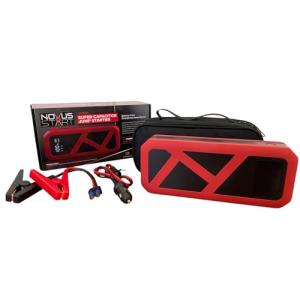 Novus Start Super Capacitor Jump Starter: No Prep Needed, No Internal Battery, Eco-Friendly & Maintenance-Free Car Accessory, No Need to Pre-Charge, 800 Amp Power, Designed for Any 12V Gas Engine