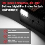 ADORETRIP 8250A Jump Starter with 150PSI Air Compressor, 12V Car Battery Booster, 22000mAh Portable Tire Inflator for 12L Gas/10L Diesel, LED Display, LED Light, Storage Case, Jumper Cables