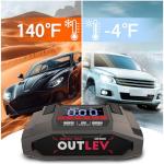 OUTLEV Jump Starter with Air Compressor for All Gas & 10.0L Diesel Engines, 6000A Jump Starter Battery Pack, Portable Power Bank, Safety Protection, Self-Driving Tour Essential