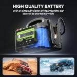 YESPER 12V/24V Jump Starter with 145W Quick Charge, 6000A 218Wh Portable Heavy Duty Truck SuperSafe Battery Jumper Box(Up to All Gas/Diesel), Powerful Car Jump Pack(-40°F to 140°F)