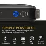 HALO Bolt Ultimate 3 Portable Car Battery Jump Starter | 130 PSI Air Compressor, 55.5Wh USB Power Bank, Large Display, Emergency Floodlight & Charger, Jumps Cars SUVs & Trucks, Inflates Tires — Silver