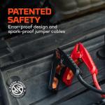 NEBO Assist 2500XP+ Jump Starter | 3-in-1 2500 Amps Jump Starter, Charger, Illuminated Floodlight, USB Compatible, Automotive, Emergency, Spark-Proof Safety