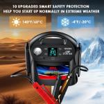 8000A Car Battery Jump Starter for All Gas/Diesel,12V/24V Intelligent Car Jumper Starter Battery Pack, Heavy Duty Portable Jump Box Power Pack with LED Light