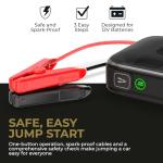 HALO Bolt Ultimate 3 Portable Car Battery Jump Starter | 130 PSI Air Compressor, 55.5Wh USB Power Bank, Large Display, Emergency Floodlight & Charger, Jumps Cars SUVs & Trucks, Inflates Tires — Silver