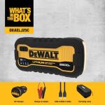 DeWalt 2500 Peak Amp Lithium Jump Starter with USB Power Bank and Carrying Case