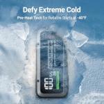 Hulkman Alpha Max Space Gray, 2500A 88.8Wh Car Battery Jump Starter with -40℉ Start Tech, 12V Portable Jump Box, 3.3" LED Display Jump Pack, Jumper Cables for Car Up to 9.0L Gas and 6.5L Diese Engines