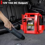 24V / 12V Jump Starter, Heavy Duty 1200/2400 Peak Amp Sealed Lead Acid Battery Jump Starter for Car Truck Tractor Excavator, Jump Box Power Pack with USB/DC Output and LED Light