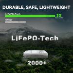 LOKITHOR J5000 PRO Jump Starter with ConnectMax, 5000A LiFePO4 Car Starter Battery for 12L Gas and 10.0L Diesel Engines, Jump Pack with 100W Two-Way Fast Charging, Super-Safe and 2000 Cycle Life