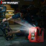 24V / 12V Jump Starter, Heavy Duty 1200/2400 Peak Amp Sealed Lead Acid Battery Jump Starter for Car Truck Tractor Excavator, Jump Box Power Pack with USB/DC Output and LED Light