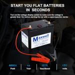 Maxwell 16V 500F Super Capacitor 12V Jump Starter 6000A Car Starter Battery Pack(Up to 8.0L Gas, 6.0L Diesel Engine), Starter 6pcs 3000Farads 16Volts car Audio Amplifier Portable Jump Starter