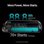 Hulkman Alpha Max Space Gray, 2500A 88.8Wh Car Battery Jump Starter with -40℉ Start Tech, 12V Portable Jump Box, 3.3" LED Display Jump Pack, Jumper Cables for Car Up to 9.0L Gas and 6.5L Diese Engines