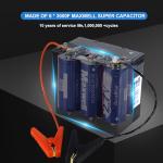 Maxwell 16V 500F Super Capacitor 12V Jump Starter 6000A Car Starter Battery Pack(Up to 8.0L Gas, 6.0L Diesel Engine), Starter 6pcs 3000Farads 16Volts car Audio Amplifier Portable Jump Starter