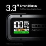 Hulkman Alpha Max Space Gray, 2500A 88.8Wh Car Battery Jump Starter with -40℉ Start Tech, 12V Portable Jump Box, 3.3" LED Display Jump Pack, Jumper Cables for Car Up to 9.0L Gas and 6.5L Diese Engines
