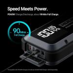 Hulkman Alpha Max Space Gray, 2500A 88.8Wh Car Battery Jump Starter with -40℉ Start Tech, 12V Portable Jump Box, 3.3" LED Display Jump Pack, Jumper Cables for Car Up to 9.0L Gas and 6.5L Diese Engines