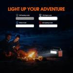 KeenPower 8000A LiFeMnPO4 Jump Starter for All 12V Cars, DC+PD 200W Two-Way Fast-Charging Portable Car Starter (PD Charger NOT Included), 30 Mins Full Charge, Powerful Jump Box w/Large Screen & Light