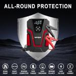 Jump Starter with Air Compressor 400A Battery Jumper Starter Portable Whit 100PSI Tire Inflator Portable Air Compressor, 12V Battery Booster for Up to 3.5L Gas/2.0L Diesel, 4 to 6 Cylinder Engine