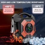 COSSIFTW Heavy Duty Jump Starter 30000A Lithium Battery Starter Portable Battery Boost Pack and Jumper Cables 12V Jump Pack Outdoor Power Supply for Gasoline and Diesel Engines (up to 30 Liters)