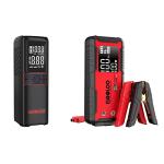 GOOLOO GT160 Tire Inflator Portable Air Compressor for Car Motorcycle Bike Ball & GT4000S Car Battery Charger Jump Starter for 12 Volt Automotive Batteries