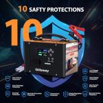 Gillaway 10000A Jump Starter, 24V 155WH Car Jump Starter Battery Pack for All Gas & All Diesel Engine, Portable Truck Jump Starter, Power Station for Camping Essentials, Portable Power Bank (V10-1)