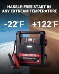 CARLBROS CB40 Heavy Duty Jump Starter, 40S Fast Recharge, 18000A 12/24 Volt Battery Jump Pack for Gas & Diesel Engines Up to 32L, LiFePO4 Commercial Battery Jumper Box for Truck