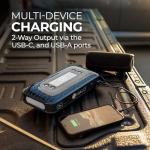 HALO Bolt Air+ 1750 Portable Car Battery Jump Starter | 130 PSI Air Compressor, 59.9Wh USB Power Bank, Large Display, Emergency Floodlight & Charger, Jumps Cars SUVs & Trucks, Inflates Tires — Purple