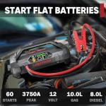 LOKITHOR JA401 Jump Starter with Air Compressor and LOKITHOR JA-Series Bag EVA Protection Case