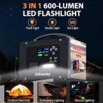 Gillaway 10000A Jump Starter, 24V 155WH Car Jump Starter Battery Pack for All Gas & All Diesel Engine, Portable Truck Jump Starter, Power Station for Camping Essentials, Portable Power Bank (V10-1)