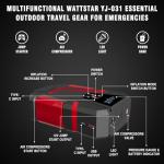 Jump Starter with Air Compressor 400A Battery Jumper Starter Portable Whit 100PSI Tire Inflator Portable Air Compressor, 12V Battery Booster for Up to 3.5L Gas/2.0L Diesel, 4 to 6 Cylinder Engine