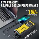 GOOLOO GT4000S Jump Starter & A3 Jump Starter with Air Compressor, 3000A Portable Car Battery Booster (9.0 Gas/6.5L Diesel) with 150PSI Auto-Shutoff Tire Inflator