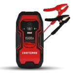 CRAFTSMAN 1500A Lithium Car Battery Jump Starter and Portable Power Pack/Jump Box, 3-in-1 Solution, 2.4A USB Charging, for 12V Power Sport, Automotive, and Marine Batteries, CMXCESM264