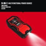 CRAFTSMAN 1500A Lithium Car Battery Jump Starter and Portable Power Pack/Jump Box, 3-in-1 Solution, 2.4A USB Charging, for 12V Power Sport, Automotive, and Marine Batteries, CMXCESM264