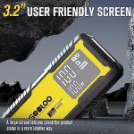 GOOLOO GT4000S Jump Starter & A3 Jump Starter with Air Compressor, 3000A Portable Car Battery Booster (9.0 Gas/6.5L Diesel) with 150PSI Auto-Shutoff Tire Inflator