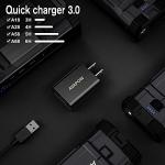 Avapow A68 Jump Starter 6000a with Avapow Wall Charger 18W for Jump Starter Charging or Phone Charging