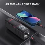 GOOLOO GT160 Tire Inflator Portable Air Compressor for Car Motorcycle Bike Ball & GT4000S Car Battery Charger Jump Starter for 12 Volt Automotive Batteries