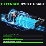 LOKITHOR JA3000 Jump Starter with Air Compressor, 3000Amp 12V Lithium Iron Phosphate (LiFePO4) Car Starter Battery for Up to 9.0L Gas or 7.0L Diesel, 150 PSI Tire Inflator with Digital Screen