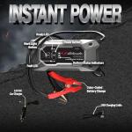 Schumacher Electric 2250A Rugged Lithium Car Battery Jump Starter and Portable Power Pack/Jump Box, 3-in-1 Solution, 2.4A USB Charging, for 12V Power Sport, Automotive, and Marine Batteries, SL1654