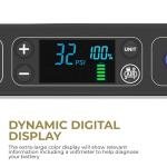 HALO Bolt Air+ AC 55500 Portable Car Battery Jump Starter | 100 PSI Air Compressor, 55.5Wh USB Power Bank with AC Outlet, Emergency Floodlight & Charger, Jump Cars SUVs & Trucks, Inflate Tires — Black