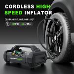 LOKITHOR JA3000 Jump Starter with Air Compressor, 3000Amp 12V Lithium Iron Phosphate (LiFePO4) Car Starter Battery for Up to 9.0L Gas or 7.0L Diesel, 150 PSI Tire Inflator with Digital Screen