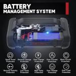 LOKITHOR JA401 3750A Jump Starter with Air Compressor, 60W Two-Way Fast Charing, 12V Lithium Battery Starter with 150PSI Auto-Shutoff Tire Inflator, Booster Pack for 10.0L Gas or 8.0L Diesel Engines