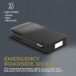 HALO Bolt Air+ AC 55500 Portable Car Battery Jump Starter | 100 PSI Air Compressor, 55.5Wh USB Power Bank with AC Outlet, Emergency Floodlight & Charger, Jump Cars SUVs & Trucks, Inflate Tires — Black