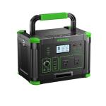 Portable Power Station 500W (Peak 1000W), 519Wh Solar Generator with 2x110V AC Outlets & USB-C PD 60W, 10-Port Power Bank with Wireless Charger for Outdoor Camping, RV Trips, and Home Emergency Backup