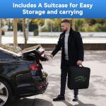 Extension Cable for Tesla with NACS Plug 25FT, 50A 240V EV Charger Extension Cord for Level 1/2 Tesla Mobile Charger/Wall Connector, Compatible with Model Y/3/X/S , IP55 Rating, Portable Carry Bag