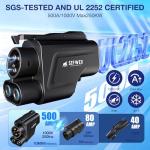 SIFWEX NACS to CCS1 Adapter | UL2252 Standard Tested (SGS Verified) | 500A 250kW Fast Charging | Enables CCS1 EVs to Use Tesla Supercharger | Waterproof | Lock Design | Portable EV Charger Adapter