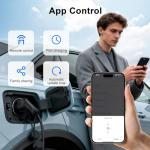 VEIPHLOX Level 2 EV Charger 40 Amp, EV Chargers for Home, Electric Car Charger w/ RFID Card, Smart Electric Vehicle Charging Stations, EVSE with App, Wi-Fi and Bluetooth Enabled J1772– GEN 2